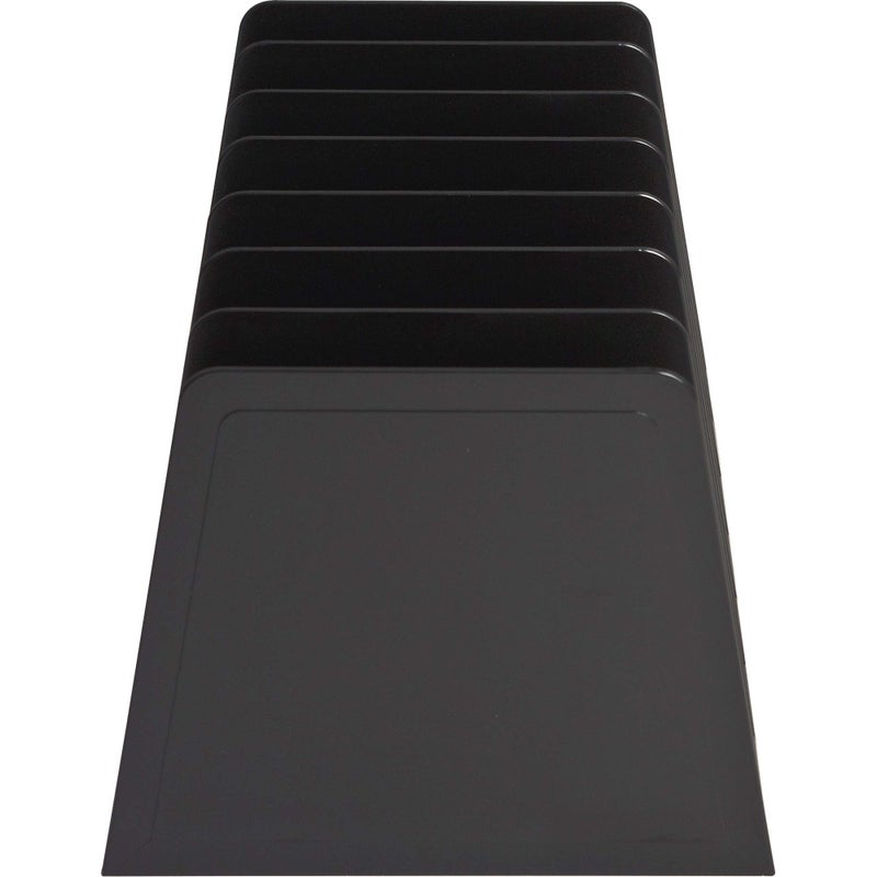 Manaloom Desktop File Organizer, Mail Organizer, 7 Compartments Office File Sorter, for Easy access to your files, Invoices, Letters and more - 4.5" Height x 8.8" Width x 5.5" Depth - Black, Eco-Friendly - Image 2